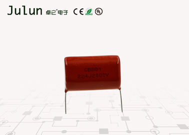 Condensateur 0,0 de film de polyester de Cbb81 224J 2000V 1 uF - condensateur à forte intensité de 6,8 uF
