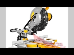 Scie à onglets coulissante 2400W pour le travail du bois, scie à onglets de 10 pouces, coupe d'onglet de 255 mm pour les bricoleurs