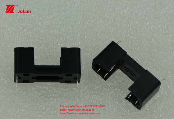 Fusible 10A 250V de carte de noir du support 5X20 de fusible de support de la carte PCB PTF-15