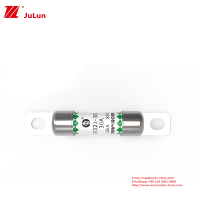 Fuseau en céramique automobile boulonné type tube rond Fuseaux électriques EV321-3EL 25A 32A 400A