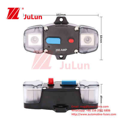 Déconnectez l'interrupteur 200A 48V ignifuge RV Yacht Circuit Breaker Résistance à l'eau Surchauffe et protection contre le sur courant