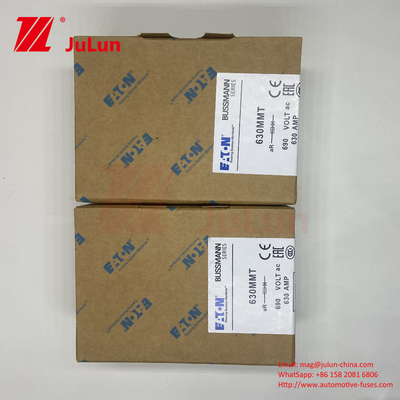 BUSSMANN 630MMT 690V Fuseaux automobiles en cuivre céramique M6/M8 Installation 630A Fuseau de sécurité à courant électrique