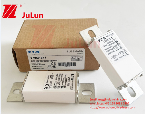 170M1811 200A 1000V cuivre céramique BUSSMANN Fuses automobiles Voltage nominal M6/M8 Installation