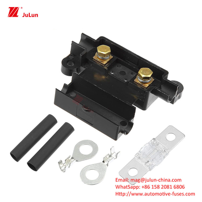 Autosécurisateur Porteur de fusible en nylon 32V 30A-500A Voltage nominal ANM Boîte de fusible haute puissance