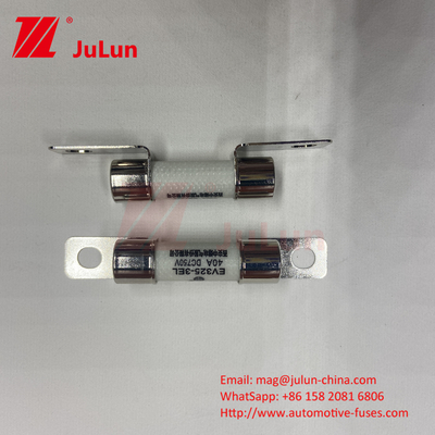 10x38mm Ceramique automobile fusibles boulon monté EV FUSible environnement fiabilité Conforme à la norme ISO8820