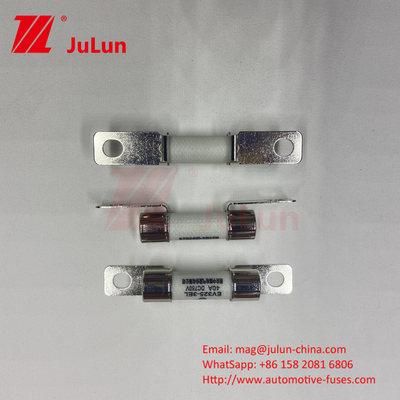10x38mm Ceramique automobile fusibles boulon monté EV FUSible environnement fiabilité Conforme à la norme ISO8820