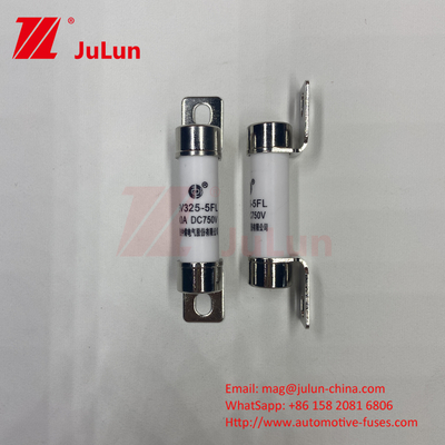 10A-50A Fuses automobiles à boulons en céramique avec capacité de rupture 20KA GB/T31465 30A 40A 50A 750VDC 14*51mm EV325