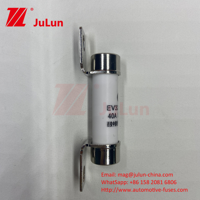 Tubes en céramique 14x51 15A 40A 50A EV325 FUSE 750VDC EV32520KA Fuses céramiques pour boulons automobiles 10A-50A ISO8820/JASO D622