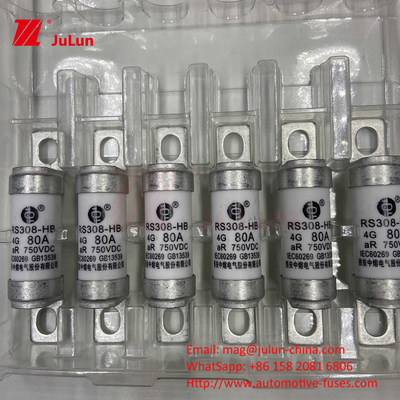 Fuseau de véhicule électrique pour véhicule électrique pour DC750V Fuseau DC750V 10A 15A 20A 25A 30A Pour application automobile RS308