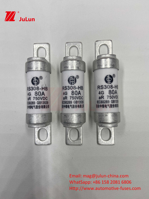 100A80A 750VDC Stockage d'énergie 10A 25A 30A 50AEV Micro fusible de tension avec protection intelligente pour le système de traction électrique