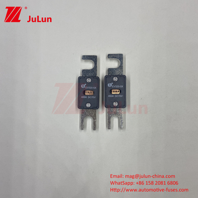 EV320-5X tuyau extérieur en sable de quartz 6kA DC EV Fuseau de véhicule électrique 125A 70VDC Boulonnage