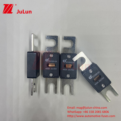 EV320-5X-450A-N 70VDC M6 M8 Les fusibles électriques portables répondent à la norme ISO8820-5 pour le groupe motopropulseur automobile et les systèmes électriques