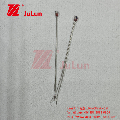 MF52 Tête de goutte 60K±3% 30K±1% Petite tête noire NTC Thermistor Résine époxy