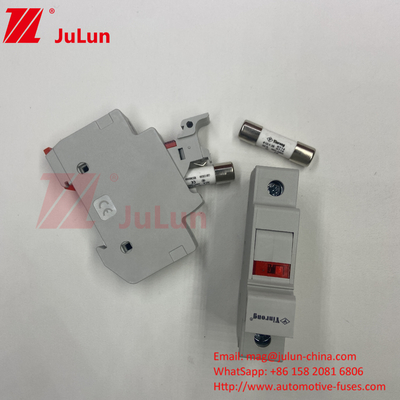Faible prix 10X38mm PV solaire céramique DC Fuse Liens 1000vdc 20A Fuseau photovoltaïque nain à souffle rapide Fuseau céramique pour protéger le circuit