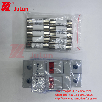 1000VDC Fuseur solaire céramique 30kA 10x38mm Prix bas 10x85mm PV Fuseur solaire céramique à courant continu 1500vdc Fuseur photovoltaïque Fa