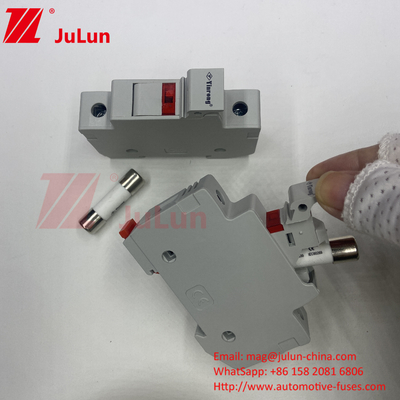 Étiquette IEC60269.6 Standard 1000VDC Fuseau solaire haute tension Porteur de fusible solaire marine avec fusible