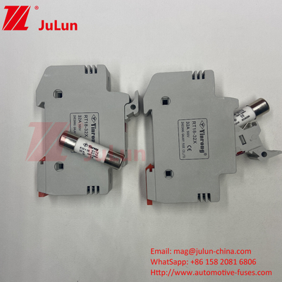 Étiquette IEC60269.6 Standard 1000VDC Fuseau solaire haute tension Porteur de fusible solaire marine avec fusible