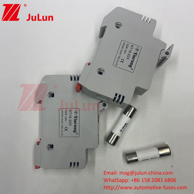 Fuses photovoltaïques solaires pour la protection de la boîte de bus photovoltaïque DC 1000V Fuses photovoltaïques 6A 10A 15A 20A 25A 30A Haute tension pour le solaire