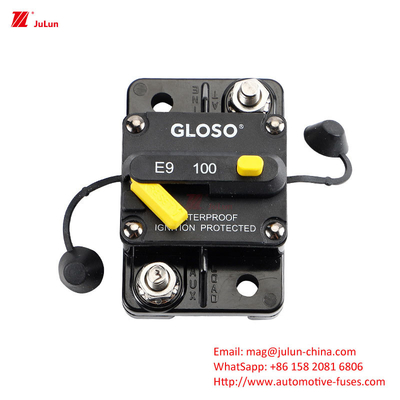 Protection des circuits électroniques automobiles avec boîte à fusibles multi-directionnelle à lumière LED SBH-6PD vis 30A-500A à deux pôles 32V manuelle