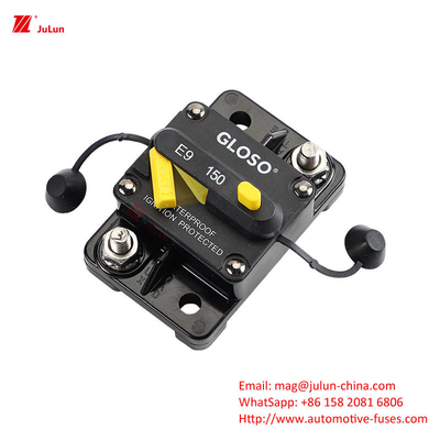 Protection des circuits électroniques automobiles avec boîte à fusibles multi-directionnelle à lumière LED SBH-6PD vis 30A-500A à deux pôles 32V manuelle