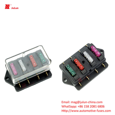 Les boulons de contact en cuivre sur la boîte à fusibles en nylon Shell Pass la boîte à fusibles multifonctionnelle à LED certifiée UL UE SBH-6PD S