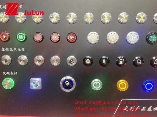 16mm Ring Illuminated Momentary Led IP67 12mm/16mm/19mm/22mm/LA38/XB2 Bouton d'interrupteur en métal bouton d'appuis en métal