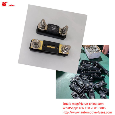 Eu UL Détecteur de circuit de l'amplificateur à réinitialisation manuelle 30A-500A32V Porteur de fusible automobile