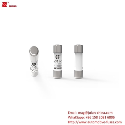 Fuses pour véhicules électriques 10a-60a Fuses à tubes circulaires pour véhicules routiers