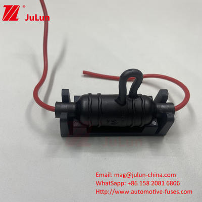 Porteur de fusible antipoussière pour voiture à basse tension rouge noir silicone PPS 10A 250V