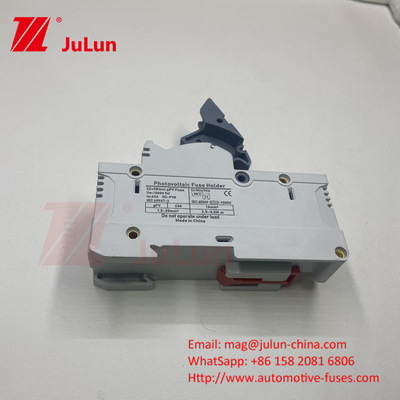 AC RT18-32X Porteur de fusible Boîte de base de fusibles 10x38MM 500V en céramique à souffle rapide RO15 RT18 DIN Rail Moun Porteur de fusible unique