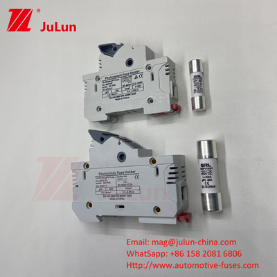 AC RT18-32X Porteur de fusible Boîte de base de fusibles 10x38MM 500V en céramique à souffle rapide RO15 RT18 DIN Rail Moun Porteur de fusible unique