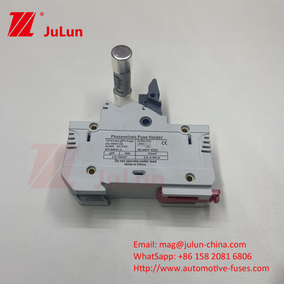 1000VDC Fuseau solaire photovoltaïque Din rail Fuseau ballon 10x38mm RT18-32 Fuseau à liaison AC
