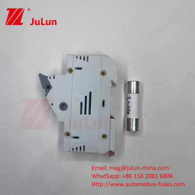 SeanRo Solar PV Din Rail détenteur de fusible pour le raccordement de fusible 10*38mm 1000V 15ampère DC fusible 25A