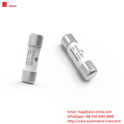 EV325-3EC 750V 20KA Fuseau de véhicule électrique 10A-50A Fuseau tubulaire à tête plate