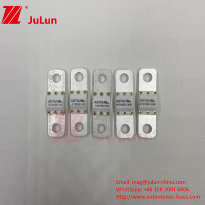 A121601-250A 125VDC Fuses de type terminal ASTM pour véhicules électriques en céramique