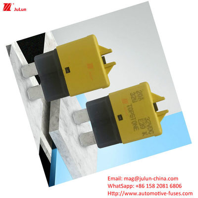Détecteur de fusible de protection de circuit automobile en plastique / nylon EU UL Standard 30A-500A Disjoncteur de contact en cuivre marin