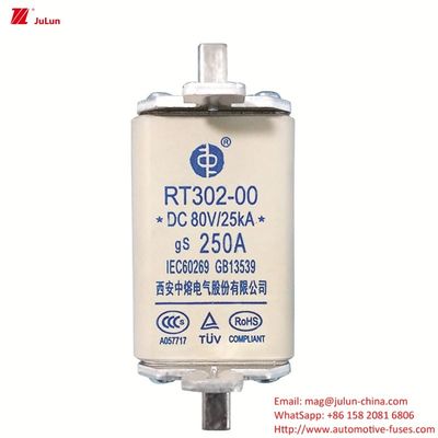 Fuseau portable DC80V pour véhicules électriques RT302-00 pour la protection du système d'alimentation