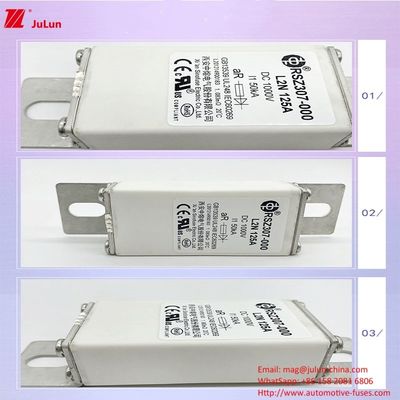 Fuseau de véhicule électrique à fusion moyenne DC1000V à capacité de rupture de 25KA