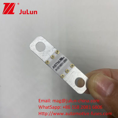A121601-250A A121601-200A ASTM Copper Automotive Blade Fuse pour batterie de stockage d'énergie électrique à courant élevé