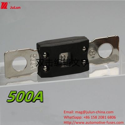 Fuseau de protection des véhicules électriques 500A pour systèmes 32V/48V/72V avec vis M8