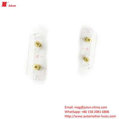 30A-100A Porteur de fusible automobile en plastique de contact en cuivre avec adaptabilité du fusible à boulons