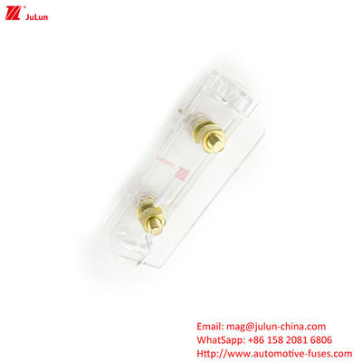 30A-100A Porteur de fusible automobile en plastique de contact en cuivre avec adaptabilité du fusible à boulons