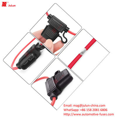 Bloc de porteuse de fusible en nylon automobile à un ou deux pôles 30A-500A 32V