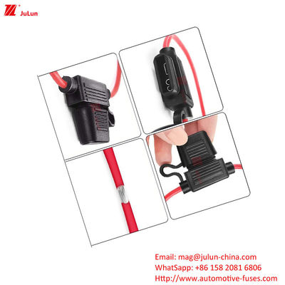 Pièces automobiles bipolaires Porteur de fusible de voiture de contact en cuivre 30A-500A 32V