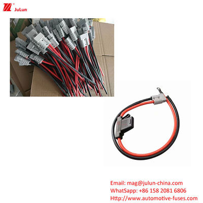 Protection du circuit de contact en cuivre du porte-fusibles automobile en ligne Courant 30A-100A
