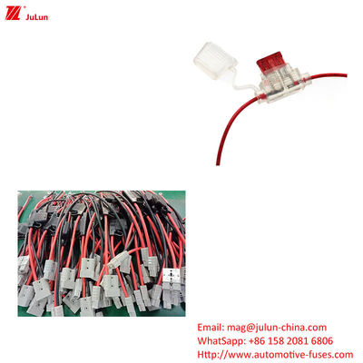 30A-100A Porteur de fusible en cuivre pour véhicules en plastique / en nylon