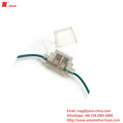 Porteur de fusible pour véhicules électriques de petite taille pour fusibles automobiles en ligne de tension nominale 32 V