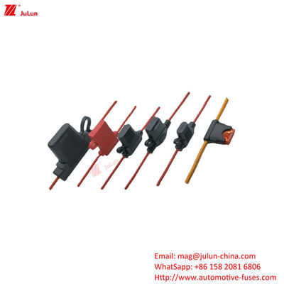 Détecteur de fusible de véhicule électrique à haute stabilité 32V 25A-100A Polymère ignifuge en PVC