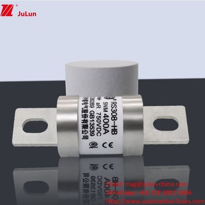 200A 250A 300A -400A Bourrage de fusible pour véhicule électrique M8 M6 Méthode de montage Terminal Type 750VDC Fuseau à énergie