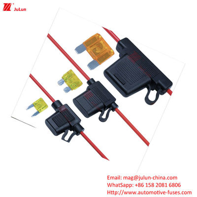 Parties détachées automobiles Eu UL Standard Dimension externe Porteur de fusible/ligne de raccordement de boîte étanche Adapté au courant maximal des fusibles 100A